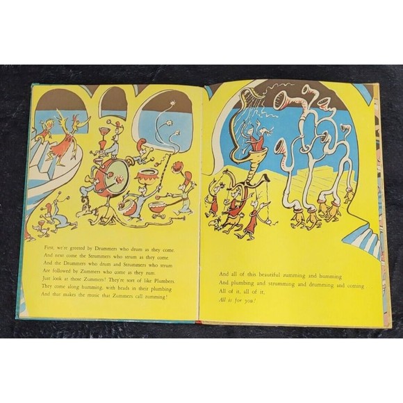 Vintage 1959 Dr Seuss Happy Birthday To You Hardcover Book Early Edition - Picture 5 of 9